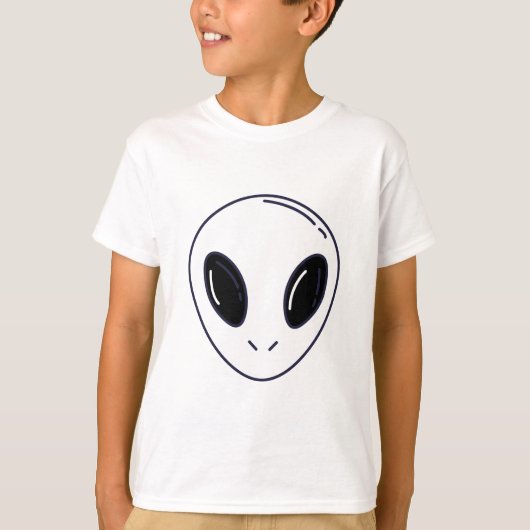 Kleine Alien – Ruimteverkenner T-shirt (Voorkant)