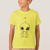 kleine alien t-shirt (Voorkant)