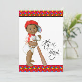 Kleine All Star Baby Shower Kaart (Staand voorkant)