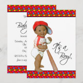 Kleine All Star Baby Shower Kaart (Voorkant / Achterkant)
