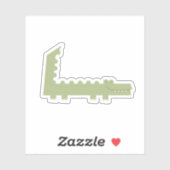 Kleine Alligator Sticker (Vel)