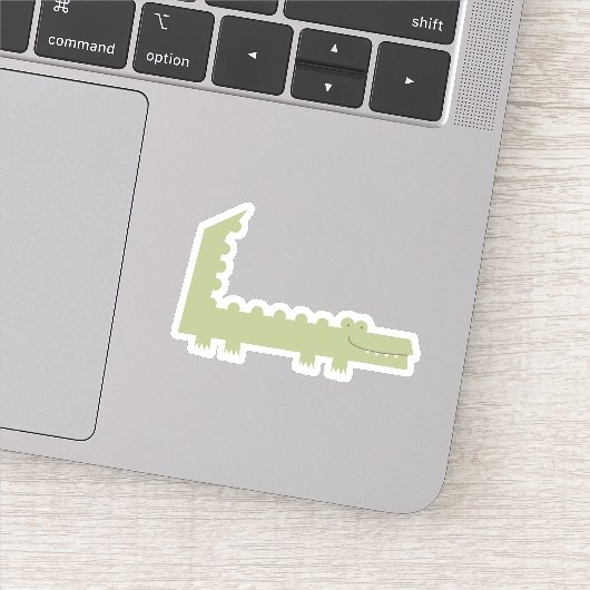 Kleine Alligator Sticker (Detail)