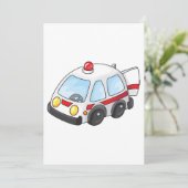 Kleine Ambulance Kaart (Staand voorkant)