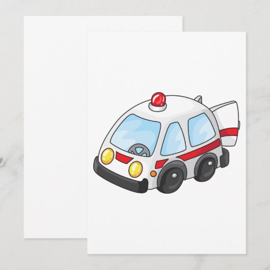 Kleine Ambulance Kaart (Voorkant / Achterkant)