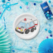 Kleine Ambulance Papieren Bordje (Feest)