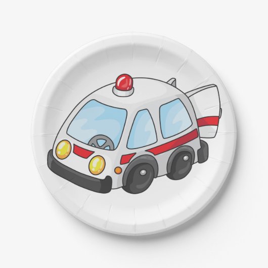 Kleine Ambulance Papieren Bordje (Voorkant)