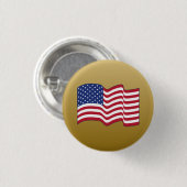 Kleine Amerikaanse vlag Button (Voorkant /achterkant)