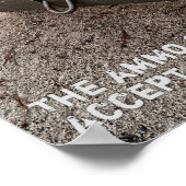 Kleine AMM-draagtas, niet te stoppen Poster (Hoek)