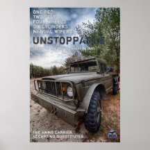 Kleine AMM-draagtas, niet te stoppen Poster