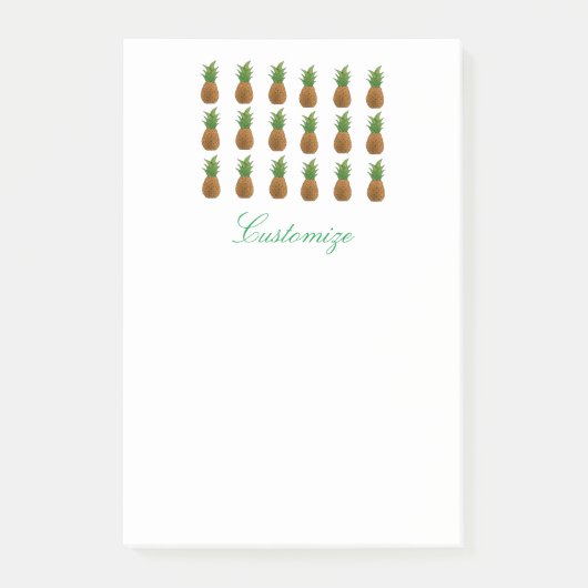 Kleine anananassen Thunder_Cove Post-it® Notes (Voorkant)