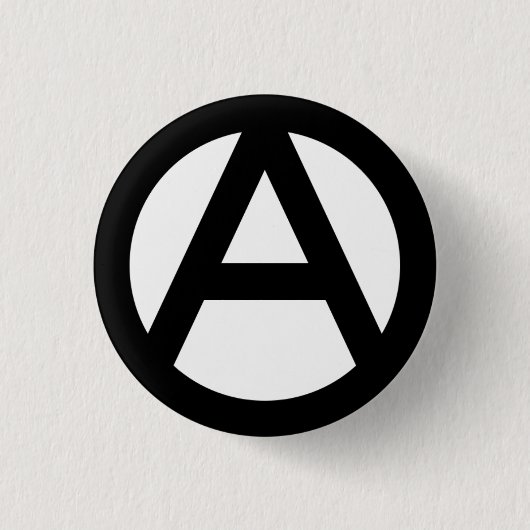 Kleine Anarchy-knop Ronde Button 3,2 Cm (Voorkant)