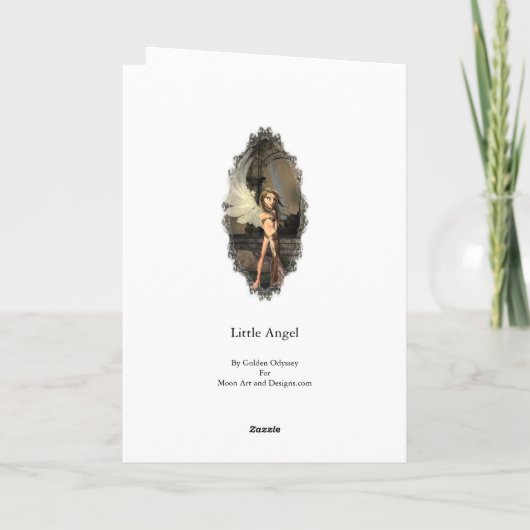 Kleine Angel, Kaart (Achterkant)