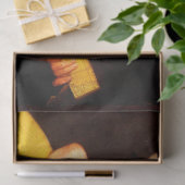 KLEINE ANGEL SPEELT LUTE Muziek die Cherub maakt Tissuepapier (Geschenk)