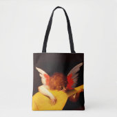 KLEINE ANGEL SPEELT LUTE Muziek die Cherub maakt Tote Bag (Voorkant)