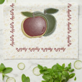 Kleine appels (bespikkeld) theedoek (Gevouwen)