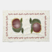 Kleine appels (bespikkeld) theedoek (Horizontaal)