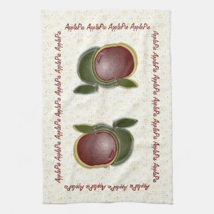 Kleine appels (bespikkeld) theedoek