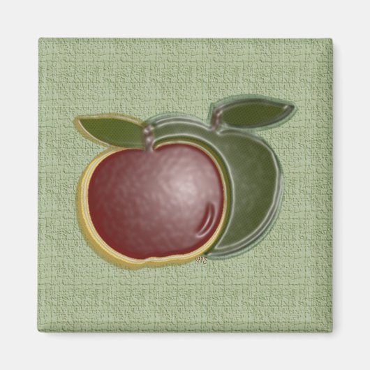 Kleine appels (sage) Magnet (Voorkant)