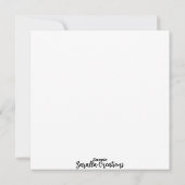 Kleine Arcana Water Element Cups | Feestdagenkaart (Achterkant)