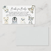 Kleine Arctische boeken voor de kaart van Baby (Voorkant / Achterkant)