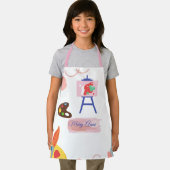 Kleine Artist ezel en borstel Schort (Insitu)