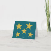 Kleine Astronaut Baby Shower Bedankt (Achterkant)