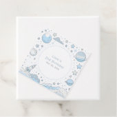 Kleine astronaut, grote wereld bedankjes labels (In situ)