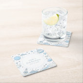 Kleine astronaut, grote wereld kartonnen onderzetters (Insitu)