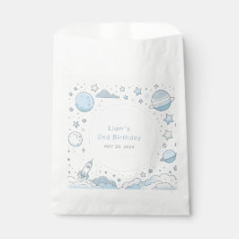 Kleine Astronaut, Grote Wereld Kinderen Verjaardag Bedankzakje