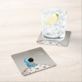 Kleine astronaut kartonnen onderzetters (Insitu)