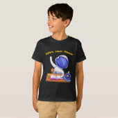 kleine astronaut Studie   T-shirt (Voorkant volledig)