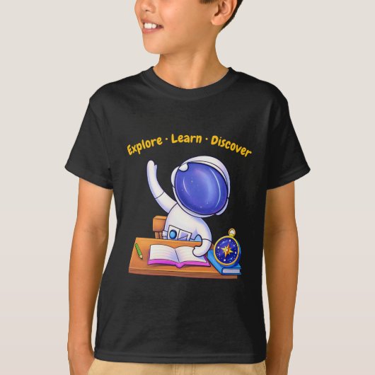 kleine astronaut Studie   T-shirt (Voorkant)