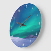 Kleine Aurora Northern Lights Grote Klok (Hoek)