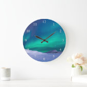 Kleine Aurora Northern Lights Grote Klok (Huis)