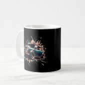 kleine auto koffiemok (Voorkant links)