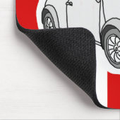Kleine auto muismat (Hoek)