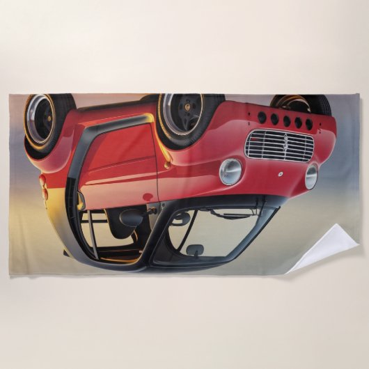 kleine auto strandlaken (Voorkant)