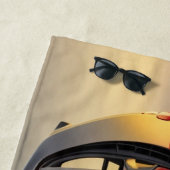 kleine auto strandlaken (In situ)