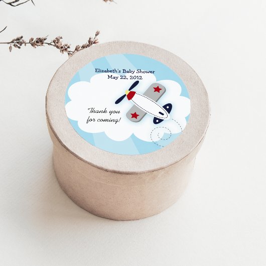Kleine Aviator (blauw) voor Stickers