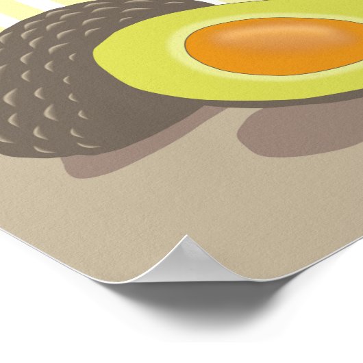 Kleine avocado poster (Hoek)