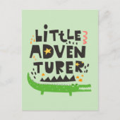 Kleine avonturier Alligator Briefkaart (Voorkant)