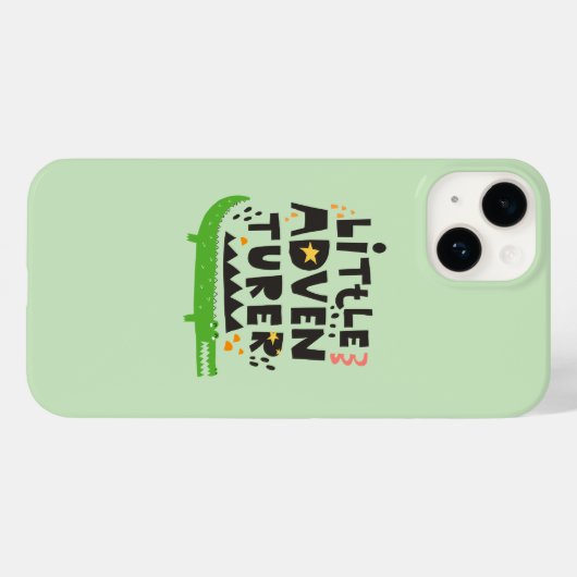 Kleine avonturier Alligator Case-Mate iPhone Case (Achterkant (horizontaal))