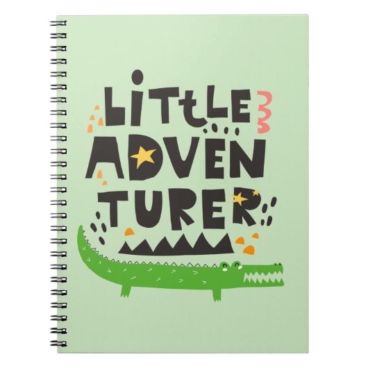 Kleine avonturier Alligator Notitieboek (Voorkant)