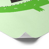 Kleine avonturier Alligator Poster (Hoek)