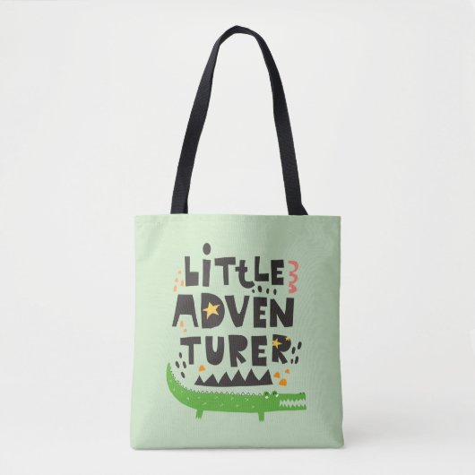 Kleine avonturier Alligator Tote Bag (Voorkant)