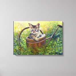 Kleine avonturier" canvas afdruk