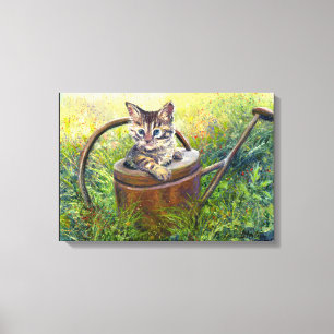 Kleine avonturier" canvas afdruk