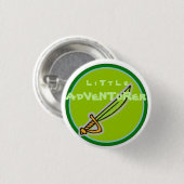 Kleine avonturier ronde button 3,2 cm (Voorkant /achterkant)