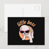 Kleine baas. Cute dog Briefkaart (Voorkant / Achterkant)