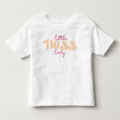 Kleine Baas Dame Kinder Shirts (Voorkant)